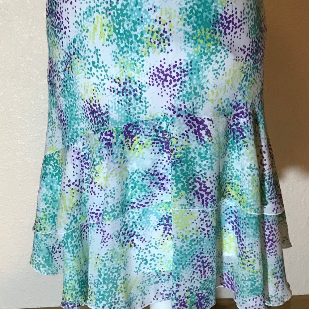 Multi-Colored Layered Skirt From Candela